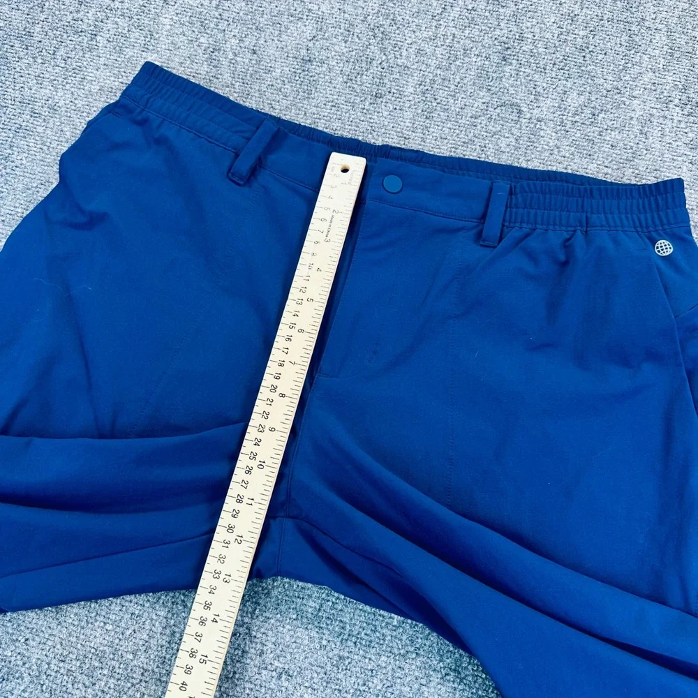 Adidas x Malbon Go-To Commuter Golf Pants Mens 34x32 Blue Tapered Jogger IA4771